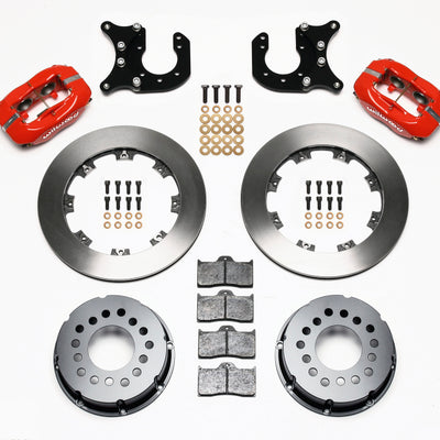 Wilwood Forged Dynalite P/S Rear Kit Red Chevy 12 Bolt-Spec 3.15in Bearing