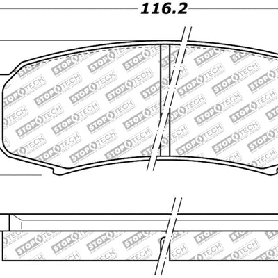 StopTech Street Select Brake Pads - Front