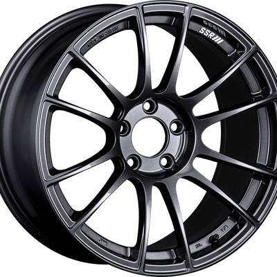 SSR GTX04 19x9.5 5x120 38mm Offset Dark Gunmetal Wheel