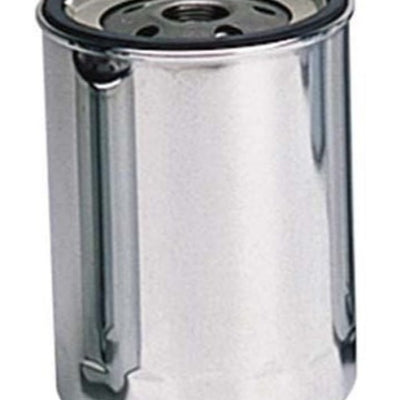 Moroso Chevrolet 13/16in Thread 5-1/4in Tall Oil Filter - Chrome