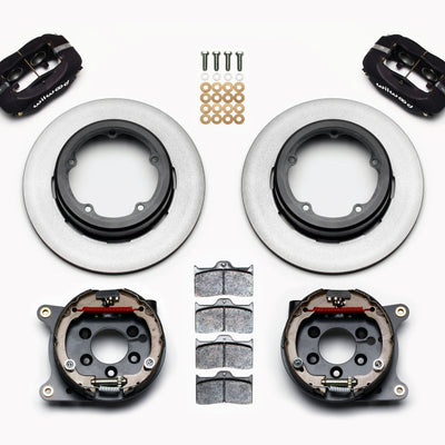 Wilwood Forged Dynalite P/S Park Brake Kit Strange Eng Floater 3.49in Offset