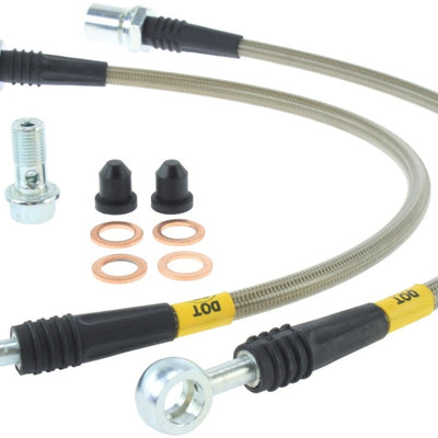 StopTech 98-05 Lexus GS300/GS350/GS400/GS430/GS450H Front Stainless Steel Brake Lines