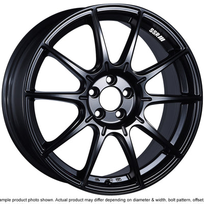 SSR GTX01 18x7.5 5x114.3 53mm Offset Flat Black Wheel