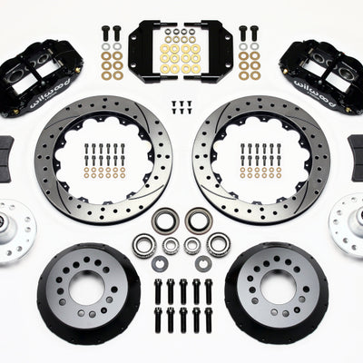 Wilwood Narrow Superlite 6R Front Hub Kit 12.88in Drilled Magnum Force Drop Spindle