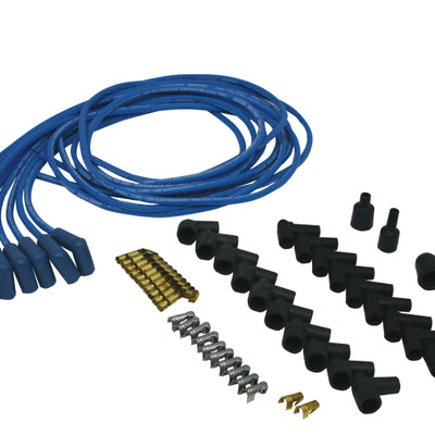 Moroso Universal Ignition Wire Set - Blue Max - Spiral Core - Unsleeved - 90 Degree - Blue