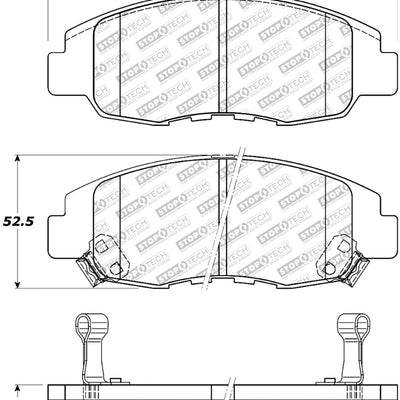 StopTech Street Select Brake Pads - Front/Rear