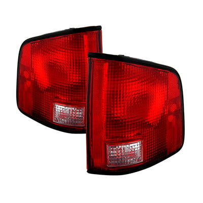 xTune Chevy S10 94-04 w/ Black Edge OE Style Tail Lights OEM ALT-JH-CS1094-OE-RC