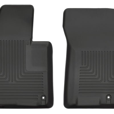 Husky Liners 2019 Hyundai Santa Fe WeatherBeater Black Front Floor Liners