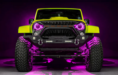 ORACLE Lighting 0718 Jeep Wrangler JK Oculus 7in ColorSHIFT Bi-LED Projector Headlights