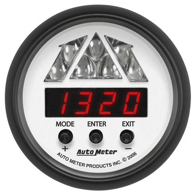 Autometer Phantom 2-1/16in Digital Pro Shift System Shift Light Level 1 Gauge