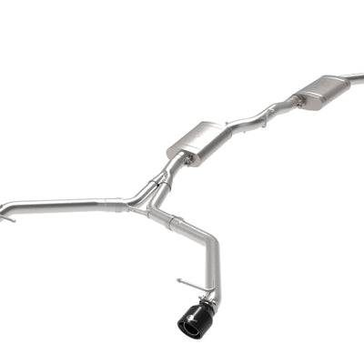 aFe MACH Force-Xp 13-16 Audi Allroad L4 SS Cat-Back Exhaust w/Black Tips