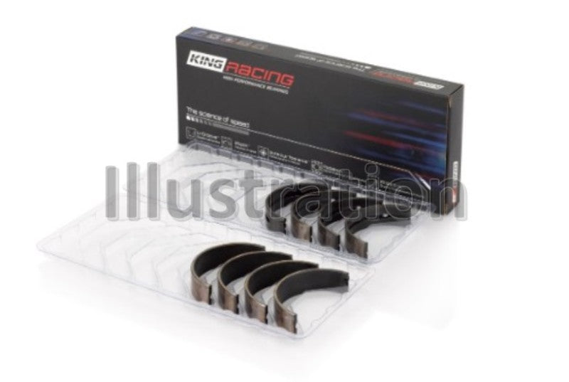 King Engine Bearings Honda J30 / J35 (Size STDX) Tri Metal Main Bearing Set