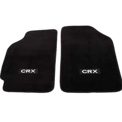 NRG Floor Mats - 88-91 Honda Civic (CRX Logo) - 2pc.