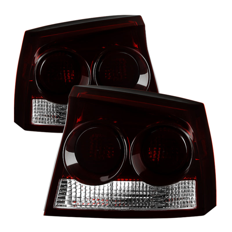 xTune Dodge Charger 2009-2010 OEM Style Tail Lights Red Smoked ALT-JH-DC09-OE-RSM
