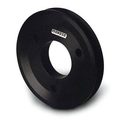 Moroso Chevrolet Big Block (w/Short Pump) Crankshaft Pulley - Single Groove - Billet Aluminum