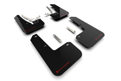 Rally Armor 22-25 VW MK8 Golf GTI/R Black UR Mud Flap w/Red Logo