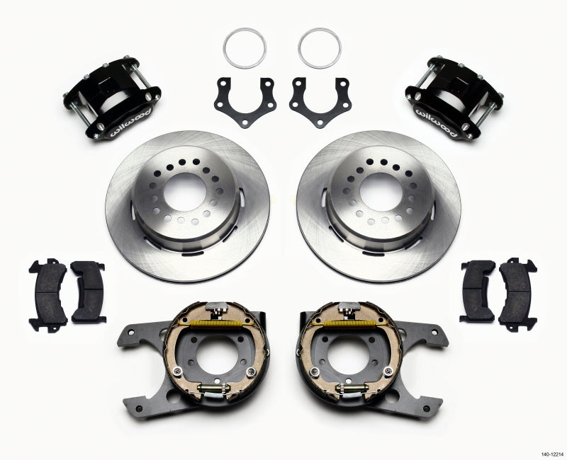 Wilwood D154 P/S Park Brake Kit Mopar/Dana 2.36in Off w/Snap Ring Bearing