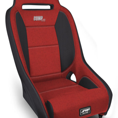 PRP Comp Elite Suspension Seat- Red/Black