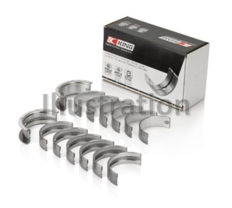 King Engine Bearings BMW M20B20-23-25-27 / M50B25 / M52B20-25-28 (Size 1.00) Main Bearing Set