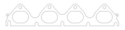 Cometic 94-00 Honda All B Series Exhaust Manifold Gasket .030 inch MLS 1.850 inch X 1.340 inch Port