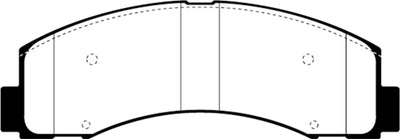 EBC 2018+ Ford F-150 2.7L Twin Turbo (2WD) Extra Duty Front Brake Pads