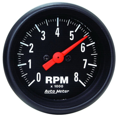 Autometer Z-Series 52mm 8000RPM Tachometer