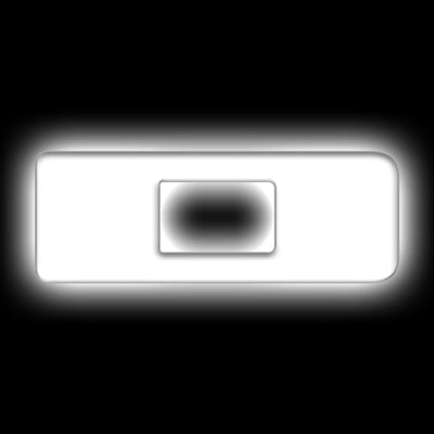 ORACLE Lighting Universal Illuminated LED Letter Badges - Matte Wht Surface Finish - D