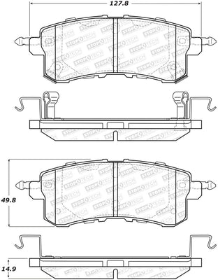 StopTech Street Brake Pads - Front