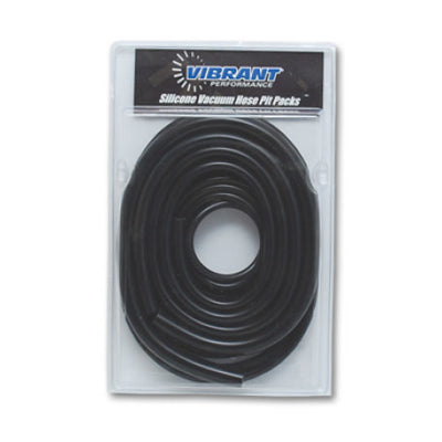 Vibrant Silicon vac Hose Pit Kit Blk 5ft- 1/8in 10ft- 5/32in 4ft- 3/16in 4ft- 1/4in 2ft-3/8in