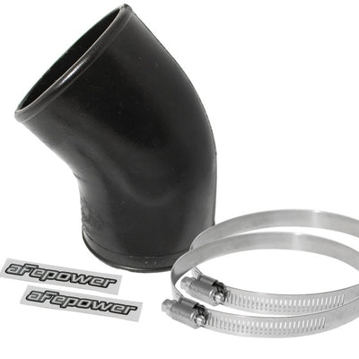 aFe Magnum FORCE Silicone Replacement Coupling Kit 3in ID to 2.75in ID x 45 Deg. Elbow - Black
