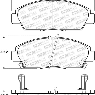 StopTech Street Brake Pads - Rear
