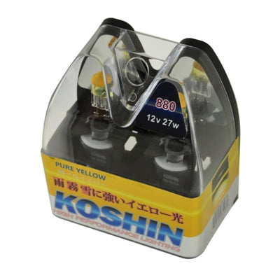xTune Koshin 880 Hyper Yellow Halogen Light Bulbs 12V 27W LB-KO-YELLOW-880YE