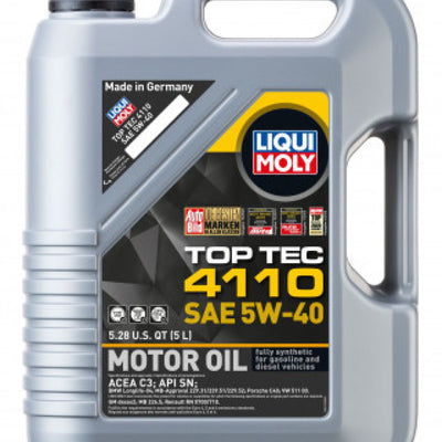 LIQUI MOLY 5L Top Tec 4110 Motor Oil SAE 5W40