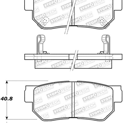 StopTech Street Select Brake Pads