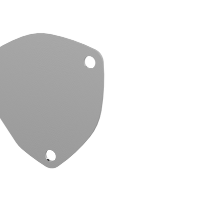 QTP 3.5in Bolt-On QTEC 3 Bolt Cover Plate