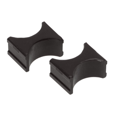 Prothane Universal Shock Reservoir Mounts - 2.0/2.0 Diameter - Black