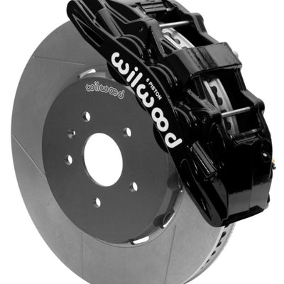 Wilwood SX6R Front Brake Kit 15in Slotted Black w/ Lines 14+ Chevy Corvette C7