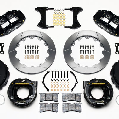 Wilwood Narrow Superlite 4R Rear P-Brk Kit 12.88in Big Ford Old Style 2.36in Offset