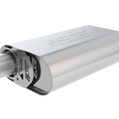 Borla CrateMuffler Stock SBF 289/ 302/ FE BB 2.5 inch Offset/Offset 14in x 4.35in x 9in Oval Muffler