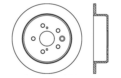 StopTech Drilled Sport Brake Rotor
