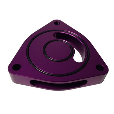 Torque Solution Blow Off BOV Sound Plate (Purple): 2016 + Honda Civic Si