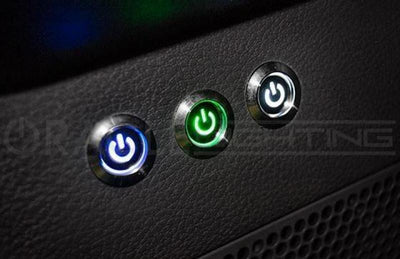 Oracle Pre-Wired Power Symbol On/Off Flush Mount LED Switch - White