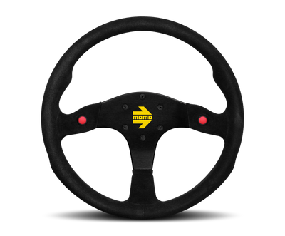 Momo MOD80 Steering Wheel 350 mm -  Black Suede/Black Spokes