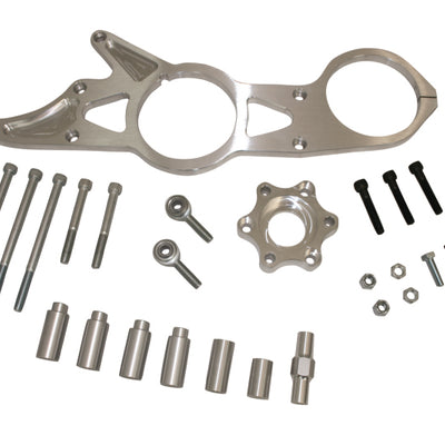 Moroso GM LS (w/Front Drive) Alternator & Vacuum Pump Mount - Moroso Water Pump - 93mm Alternator