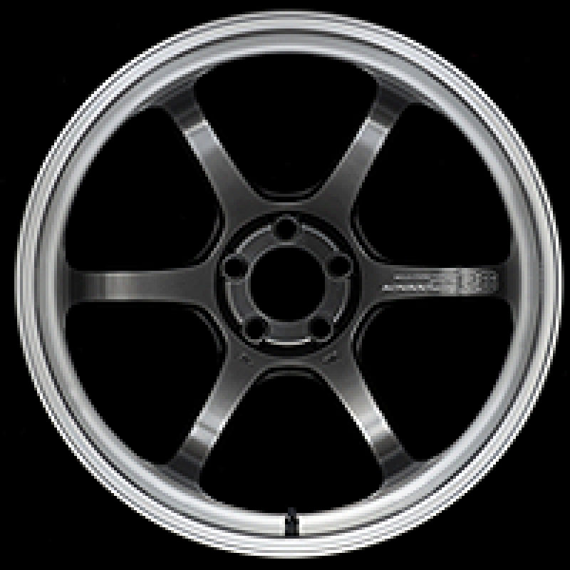 Advan R6 20x9.5 +22mm 5x120 Machining and Racing Hyper Black Wheel