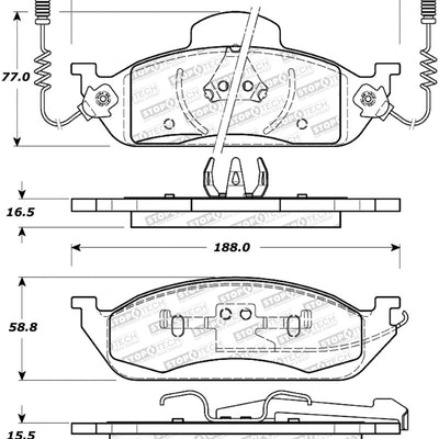 StopTech Street Brake Pads