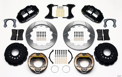 Wilwood Narrow Superlite 4R Rear P-Brk Kit 12.88in Big Ford New Style 2.50in Off Stag Mount