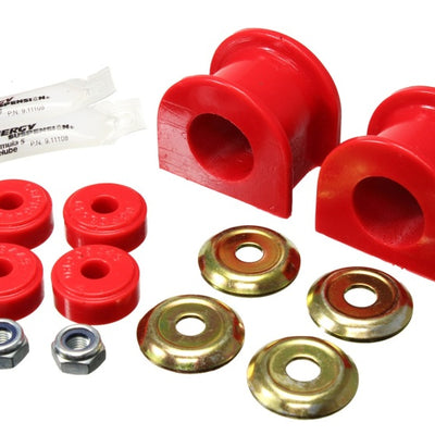 Energy Suspension 05-15 Toyota Tacoma 2WD 30mm Front Sway Bar Bushing Set - Red