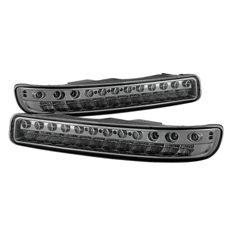 xTune GMC Sierra 99-06 Full LED Bumper Lights Smoke CBL-JH-GS99-LED-SM