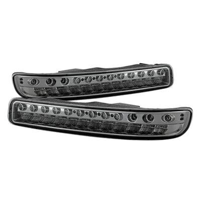 xTune GMC Sierra 99-06 Full LED Bumper Lights Smoke CBL-JH-GS99-LED-SM